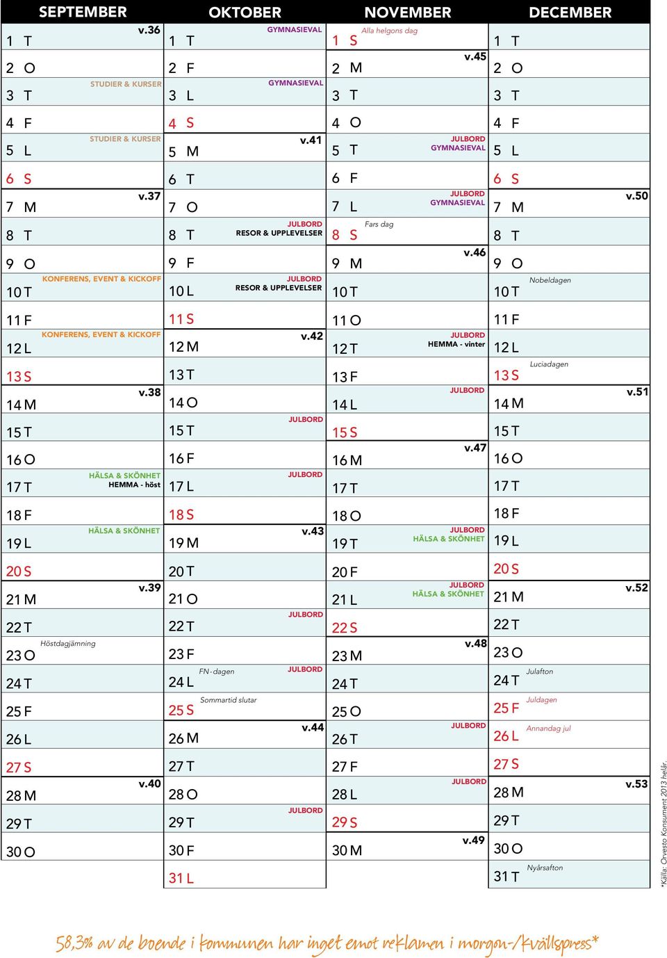 ucidgen v. v. HÄA & KÖNHE HEA - höst HÄA & KÖNHE v. HÄA & KÖNHE 0 v. 0 0 HÄA & KÖNHE 0 v. Höstdgjämning v.