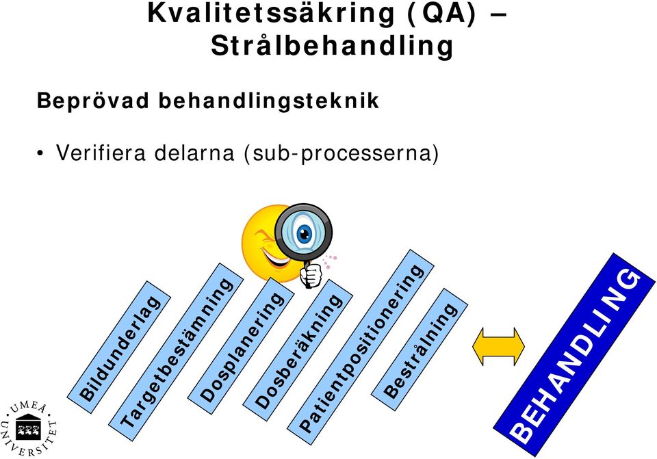 (sub-processerna) Bildunderlag Targetbestämning