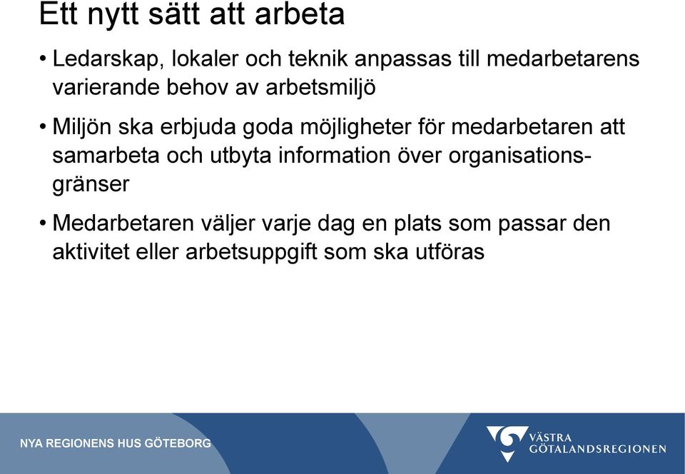 medarbetaren att samarbeta och utbyta information över organisationsgränser