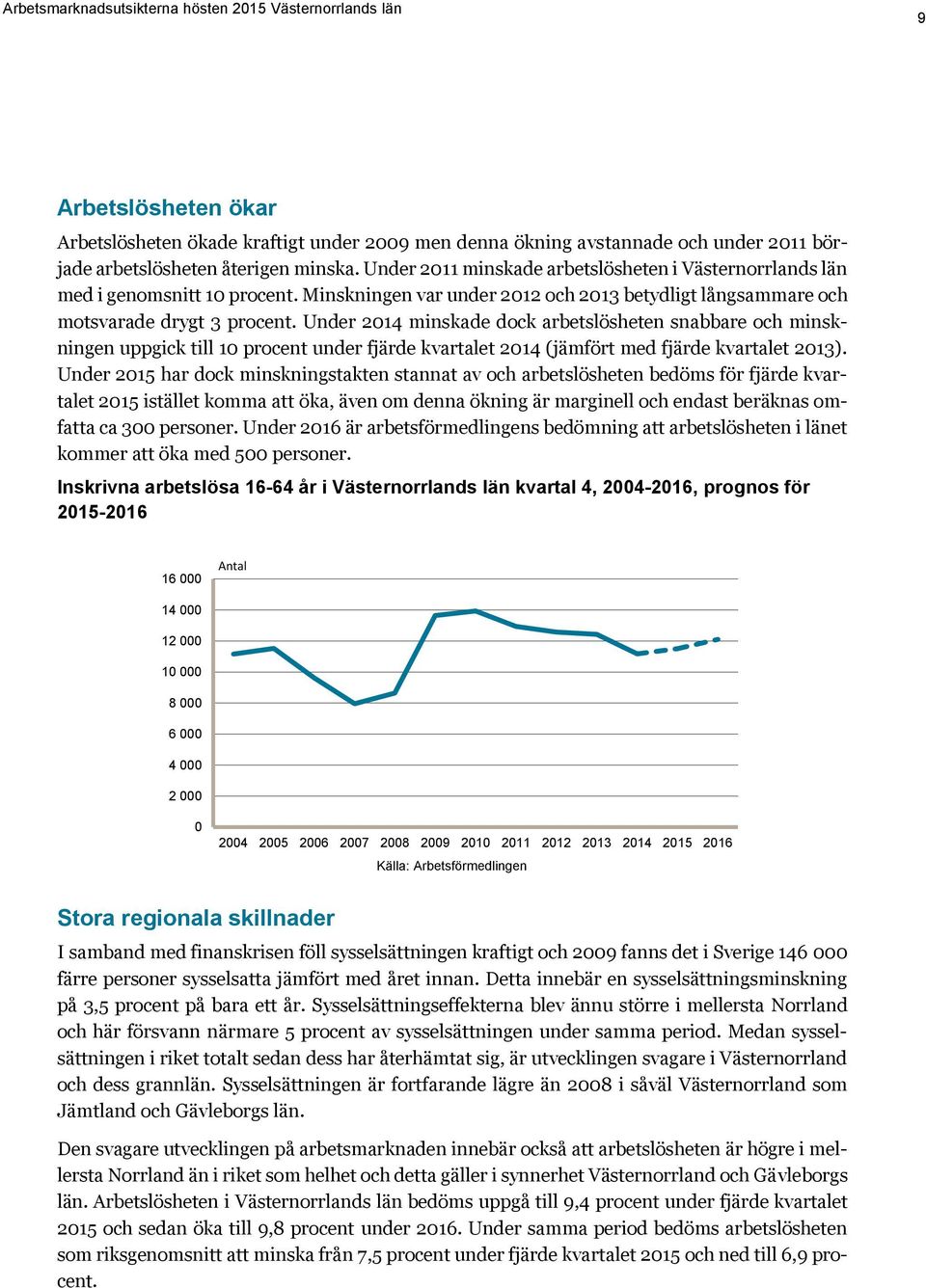 Under 2014 minskade dock arbetslösheten snabbare och minskningen uppgick till 10 procent under fjärde kvartalet 2014 (jämfört med fjärde kvartalet 2013).