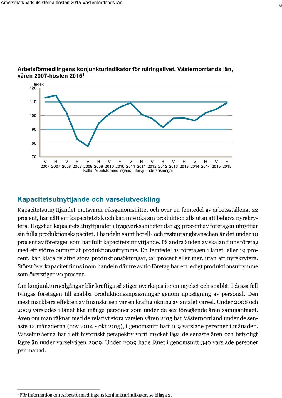 riksgenomsnittet och över en femtedel av arbetsställena, 22 procent, har nått sitt kapacitetstak och kan inte öka sin produktion alls utan att behöva nyrekrytera.