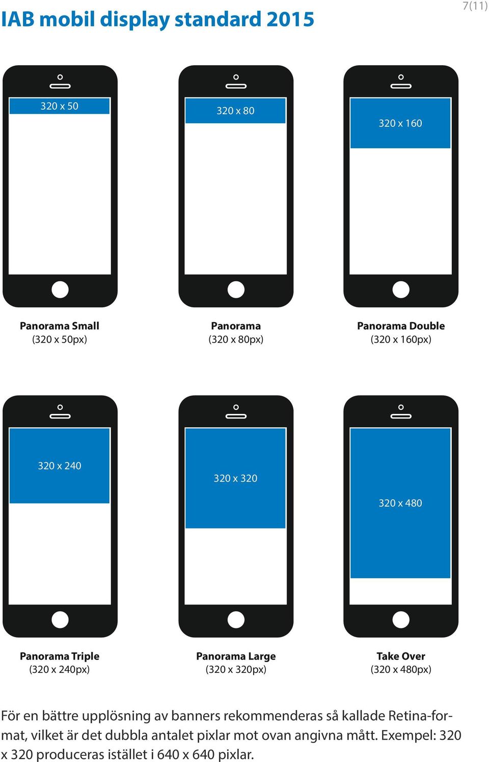(320 x 320px) Take Over (320 x 480px) För en bättre upplösning av banners rekommenderas så kallade