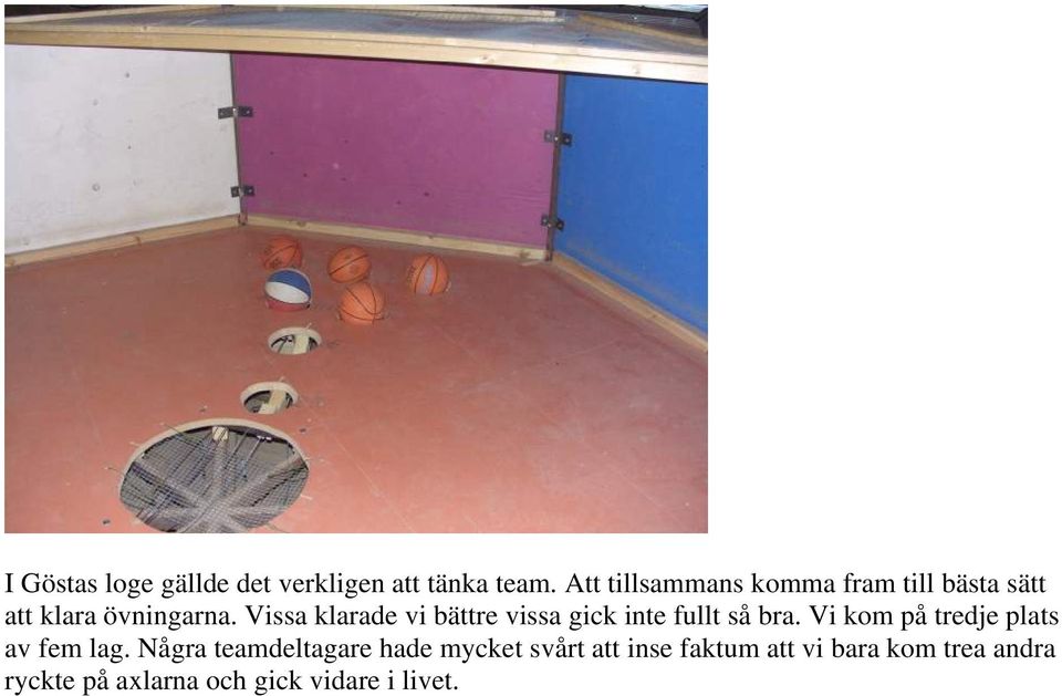 Vissa klarade vi bättre vissa gick inte fullt så bra.