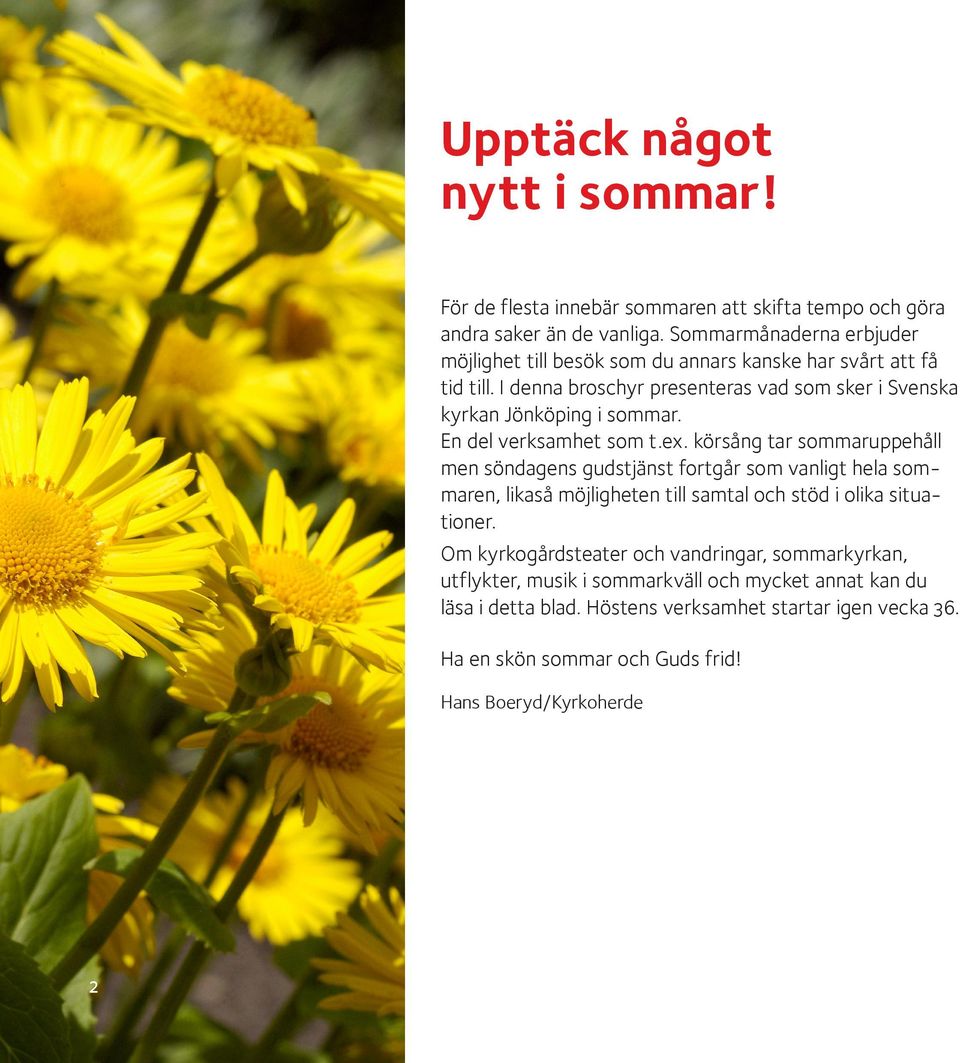 En del verksamhet som t.ex.