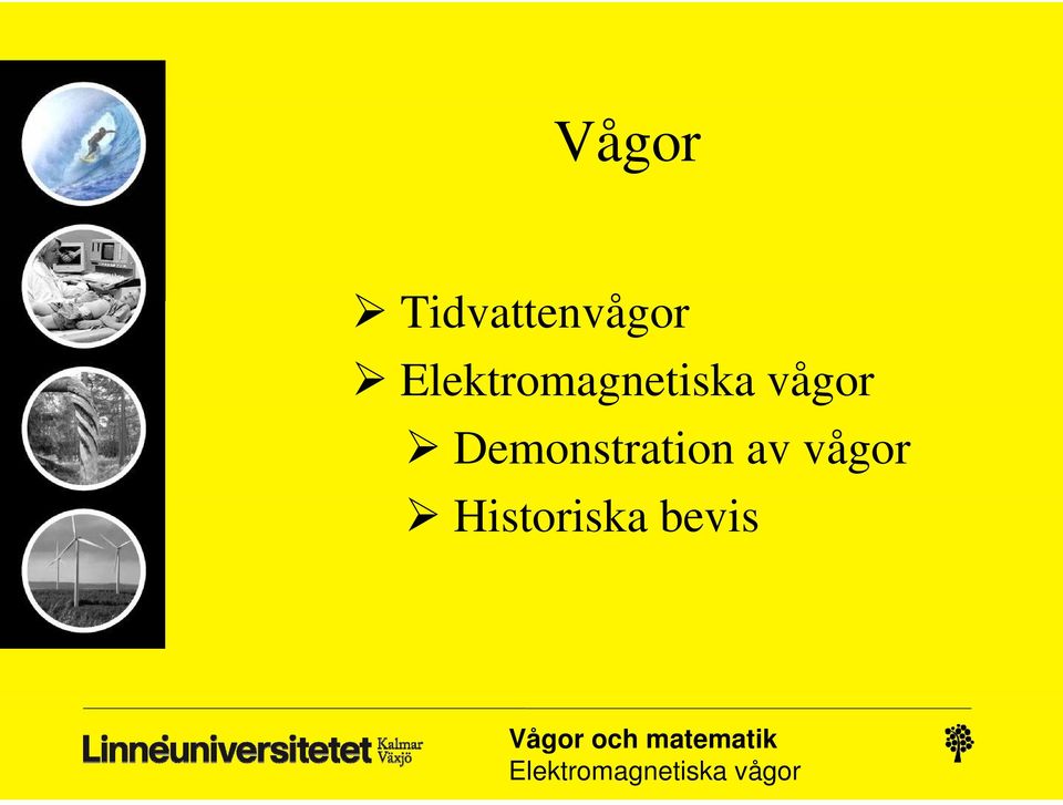 Demonstration av vågor