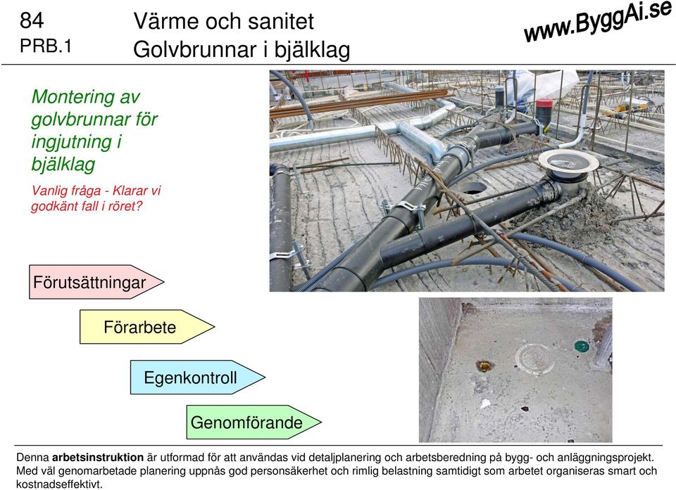 vi godkänt fall i röret?