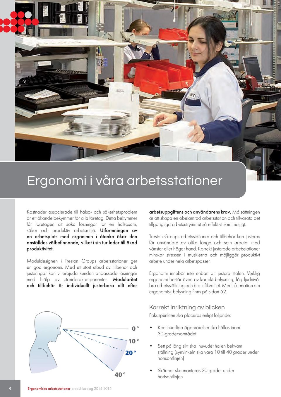 Utformningen av en arbetsplats med ergonimin i åtanke ökar den anställdes välbefinnande, vilket i sin tur leder till ökad produktivitet.