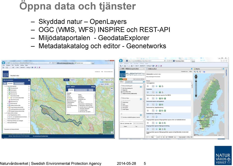 GeodataExplorer Metadatakatalog och editor - Geonetworks