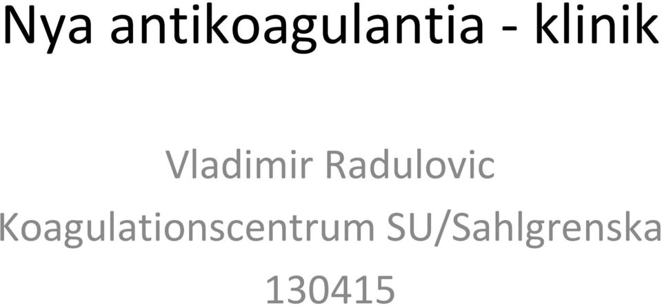 Radulovic