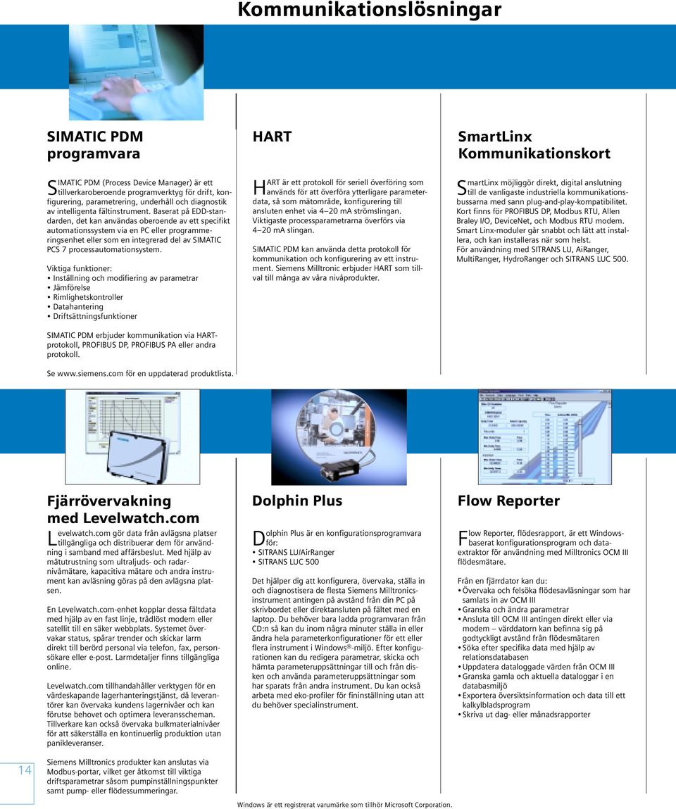 Baserat på EDD-standarden, det kan användas oberoende av ett specifikt automationssystem via en PC eller programmeringsenhet eller som en integrerad del av SIMATIC PCS 7 processautomationsystem.