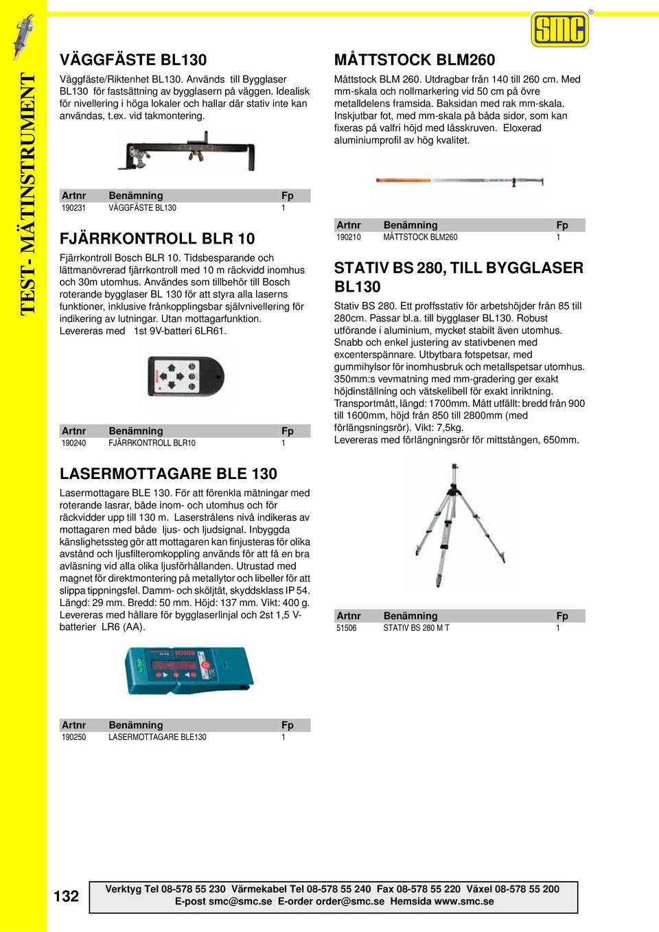 Användes som tillbehör till Bosch roterande bygglaser BL 130 för att styra alla laserns funktioner, inklusive frånkopplingsbar självnivellering för indikering av lutningar. Utan mottagarfunktion.