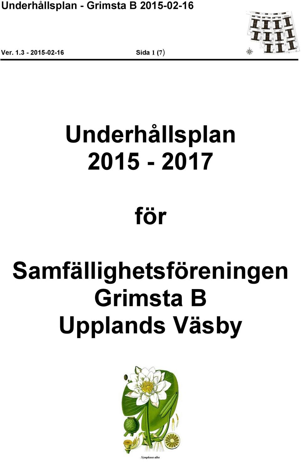 Underhållsplan 2015-2017