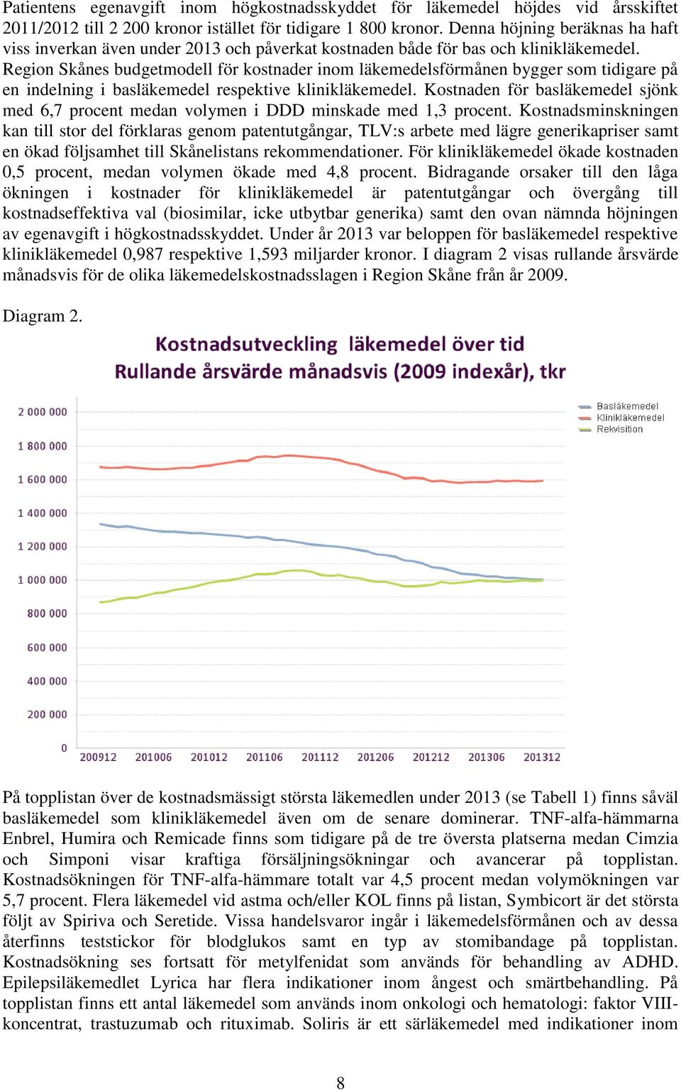 Region Skånes budgetmodell för kostnader inom läkemedelsförmånen bygger som tidigare på en indelning i basläkemedel respektive klinikläkemedel.