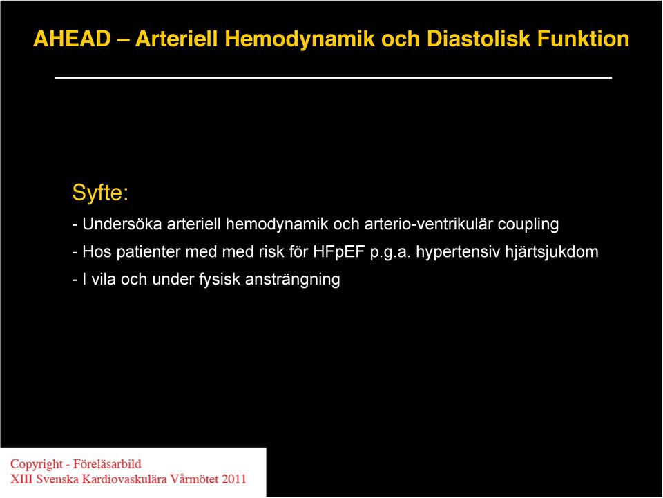 arterio-ventrikulär coupling - Hos patienter