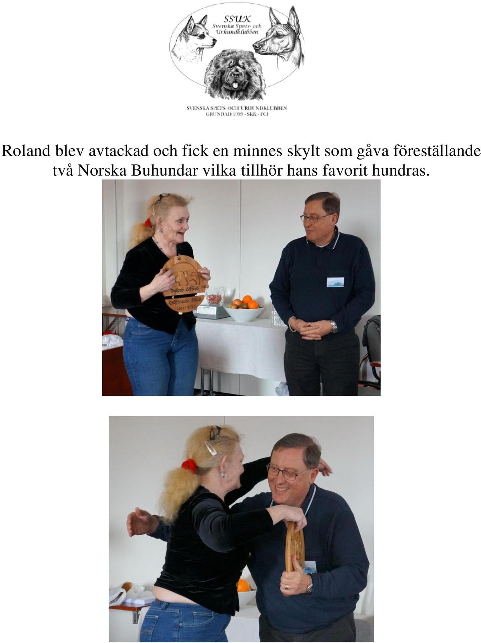 föreställande två Norska