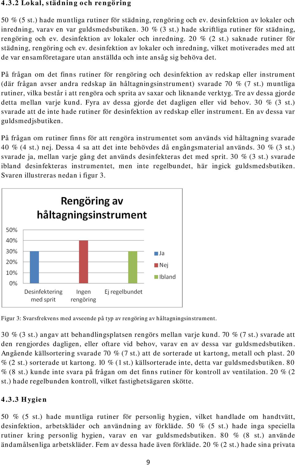 desinfektion av lokaler och inredning, vilket motiverades med att de var ensamföretagare utan anställda och inte ansåg sig behöva det.