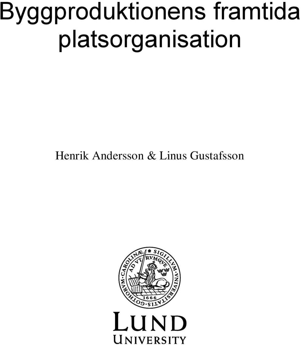 platsorganisation