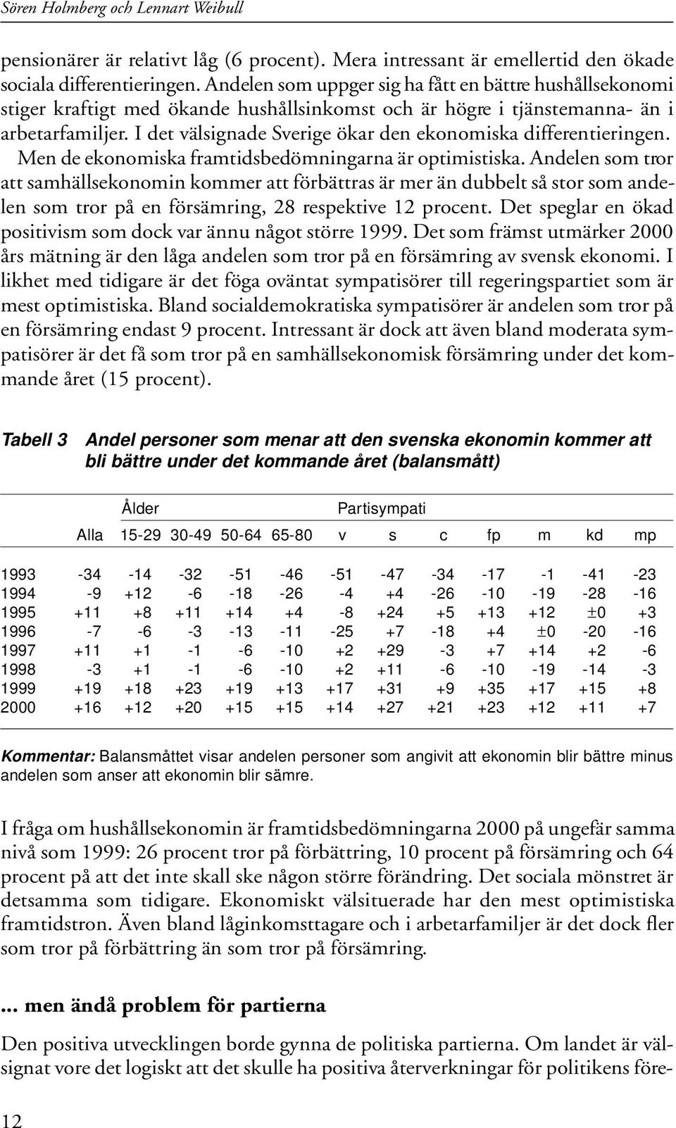 I det välsignade Sverige ökar den ekonomiska differentieringen. Men de ekonomiska framtidsbedömningarna är optimistiska.