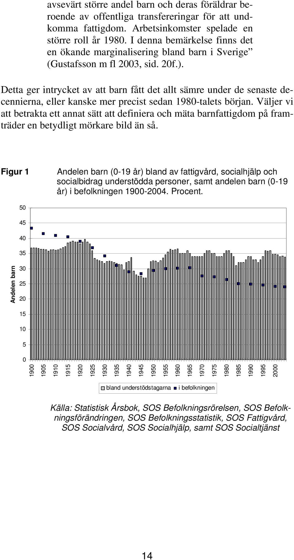 Detta ger intrycket av att barn fått det allt sämre under de senaste decennierna, eller kanske mer precist sedan 1980-talets början.