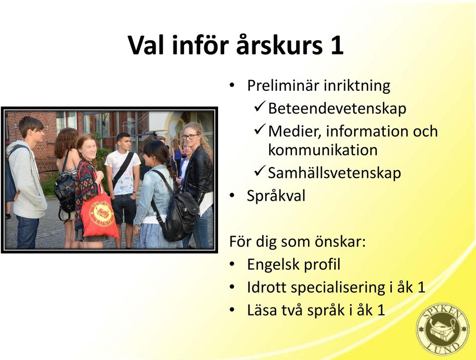 kommunikation Samhällsvetenskap Språkval För dig som