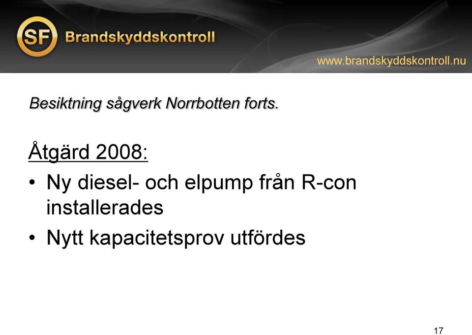 Åtgärd 2008: Ny diesel- och