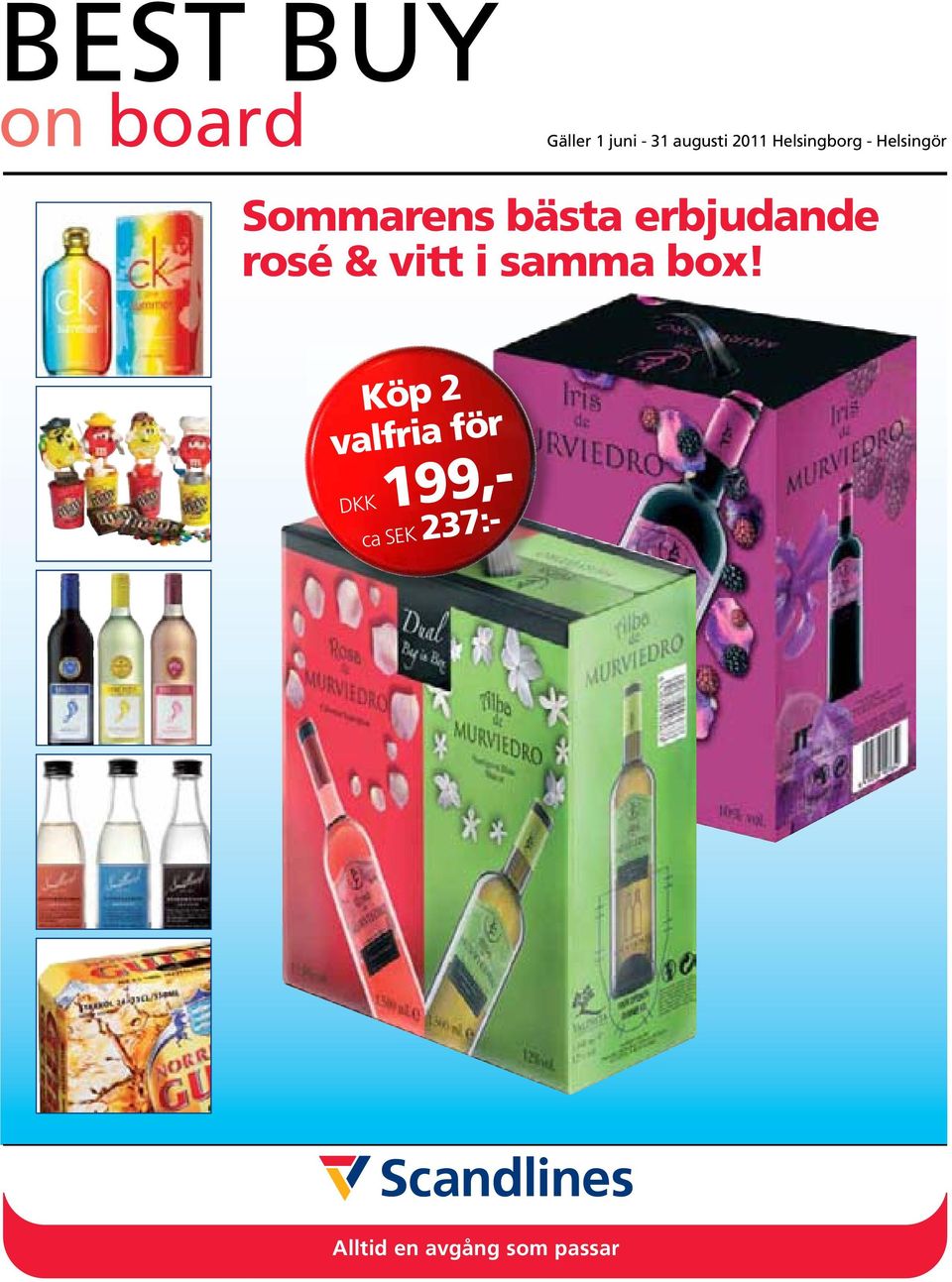 erbjudande rosé & vitt i samma box!