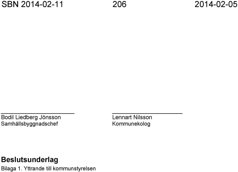 Lennart Nilsson Kommunekolog