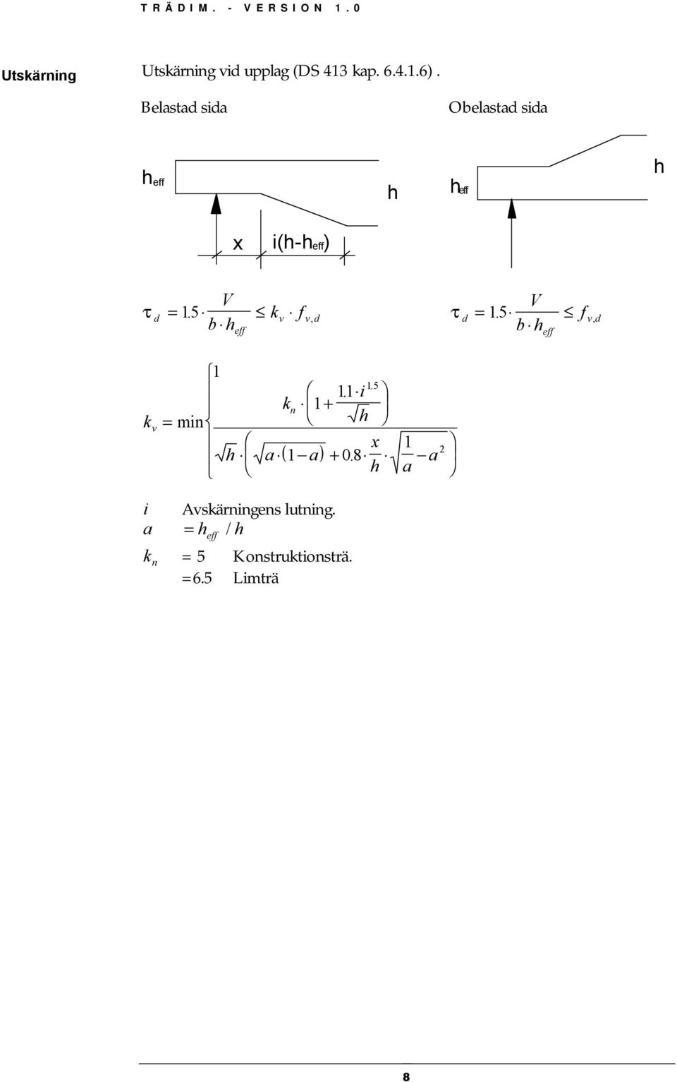 kv f v, d τ d b heff = 15 V. f v, d b heff k v 1 = min k n. i 1+ 11 h 1.