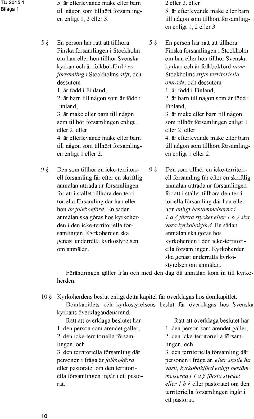 är barn till någon som är född i Finland, 3. är make eller barn till någon som tillhör församlingen enligt 1 eller 2, eller 4.