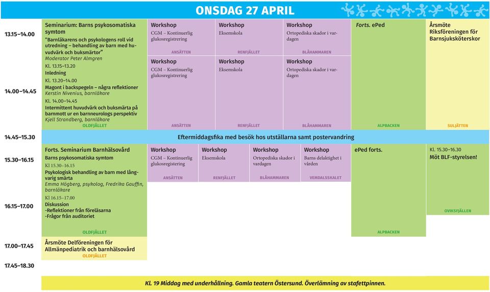 45 Intermittent huvudvärk och buksmärta på barnmott ur en barnneurologs perspektiv Kjell Strandberg, barnläkare CGM Kontinuerlig glukosregistrering CGM Kontinuerlig glukosregistrering Eksemskola