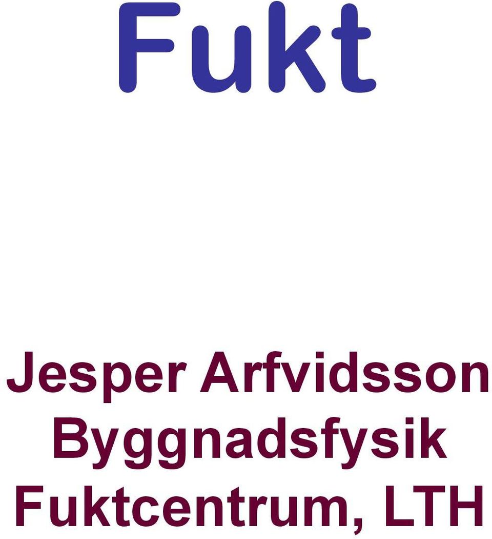 Byggnadsfysik