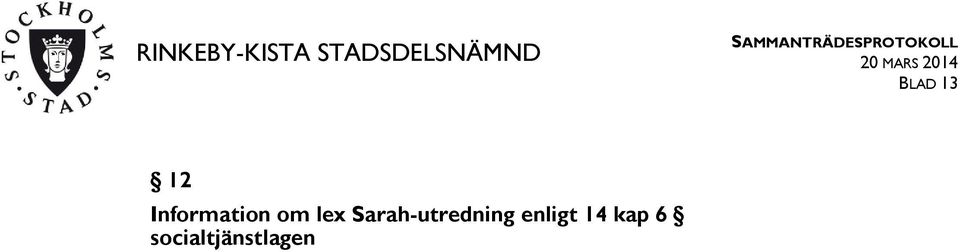 Sarah-utredning