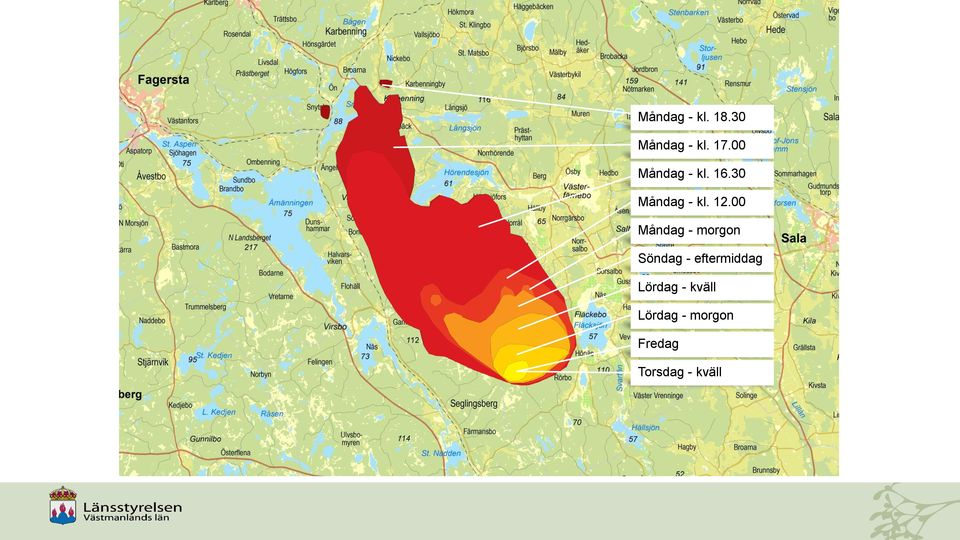 00 Måndag - morgon Söndag - eftermiddag