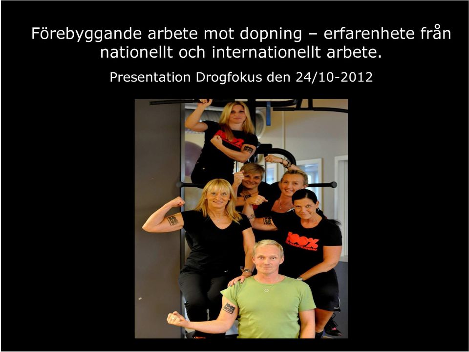 internationellt arbete.