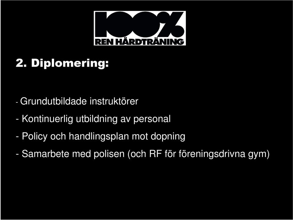 personal - Policy och handlingsplan mot