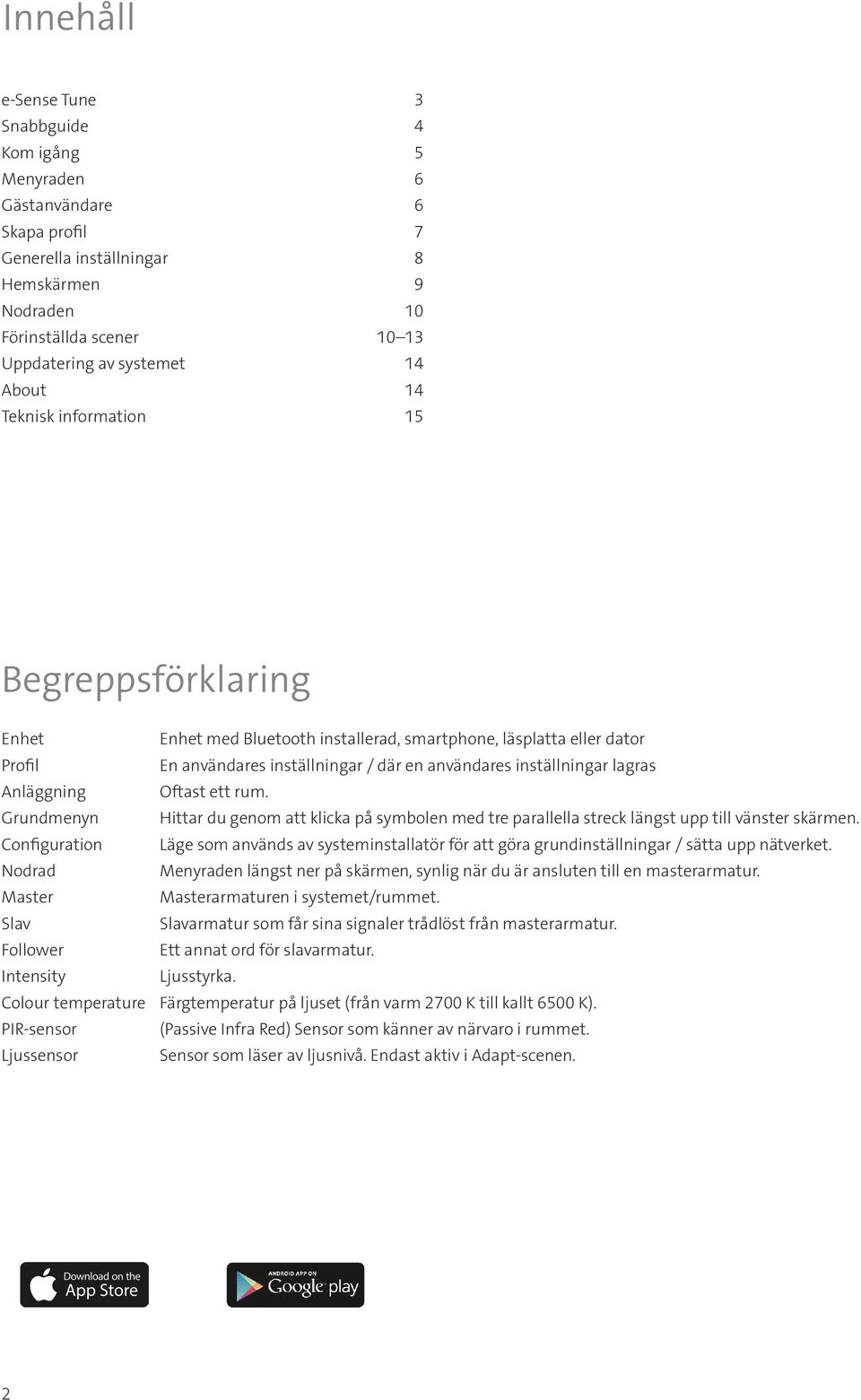 Anläggning Oftast ett rum. Grundmenyn Hittar du genom att klicka på symbolen med tre parallella streck längst upp till vänster skärmen.