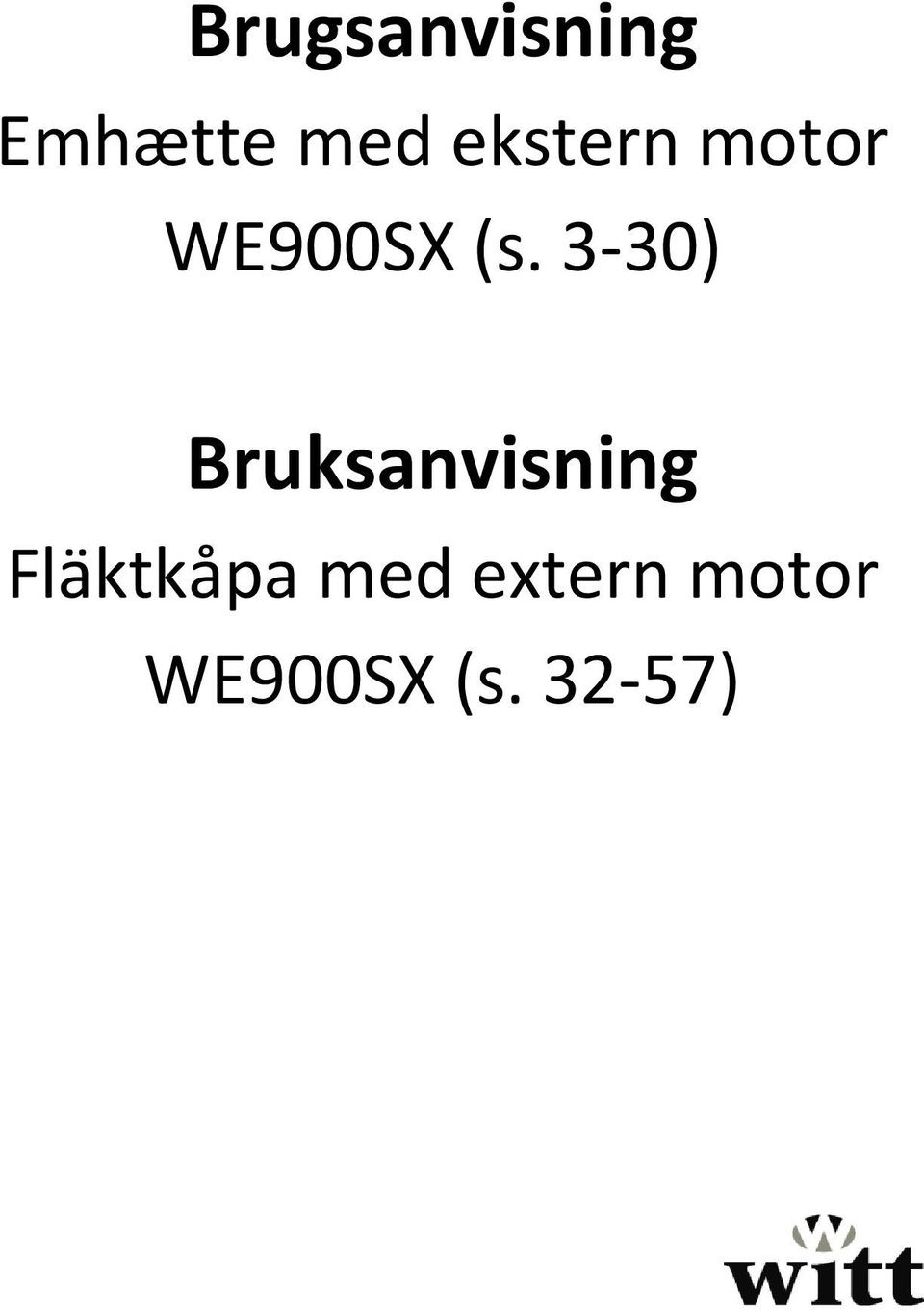 3 30) Bruksanvisning