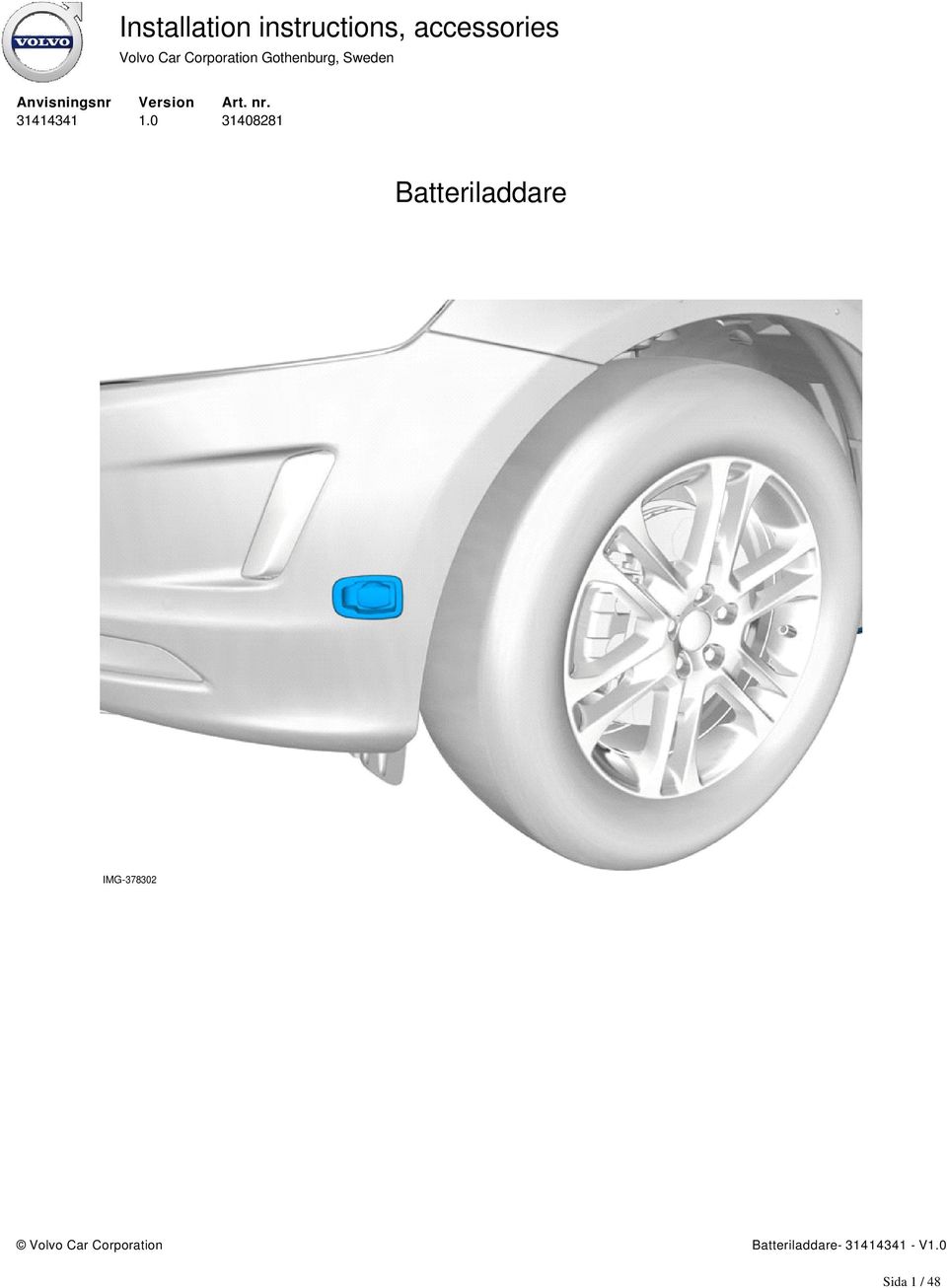 31408281 Batteriladdare IMG-378302 Volvo Car