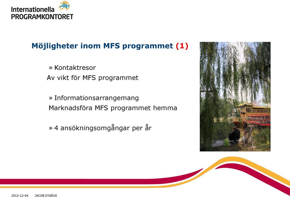 Informationsarrangemang Marknadsföra MFS