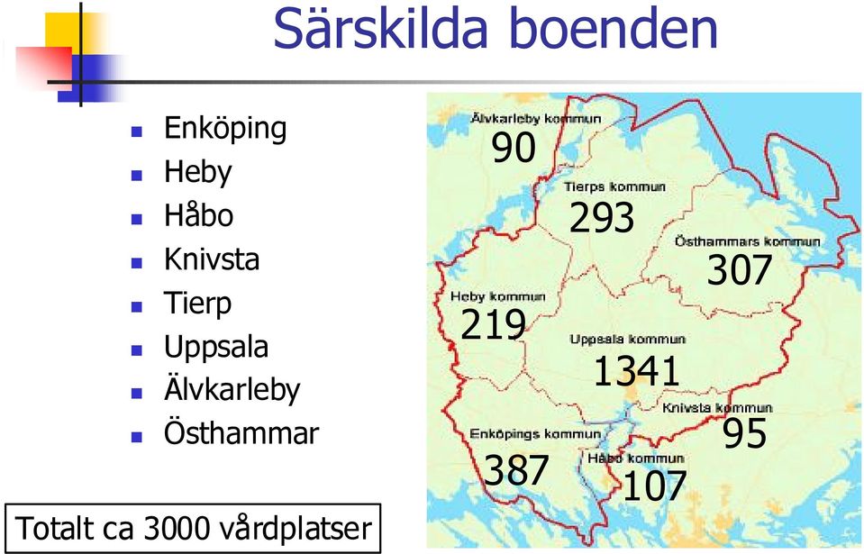 Älvkarleby Östhammar Totalt ca