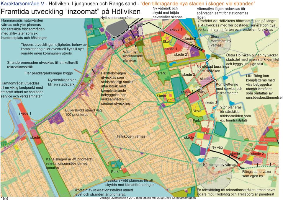 hundrastplats och hästhagar Tippens utvecklingsmöjligheter, behov av komplettering eller eventuell flytt till nytt område inom kommunen utreds Strandpromenaden utvecklas till ett kulturellt