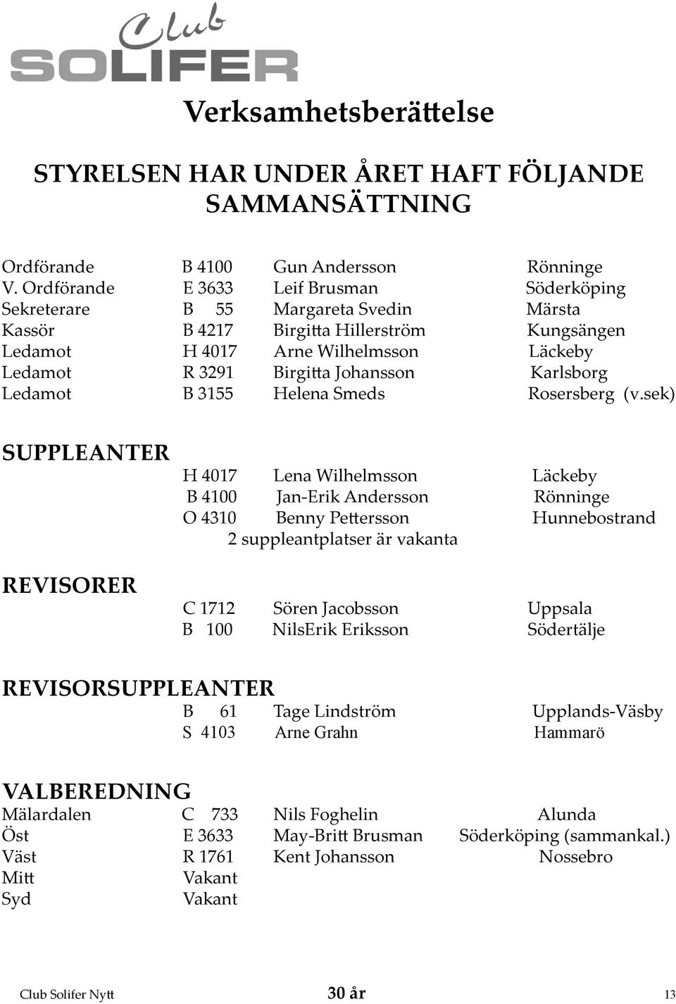 Johansson Karlsborg Ledamot B 3155 Helena Smeds Rosersberg (v.