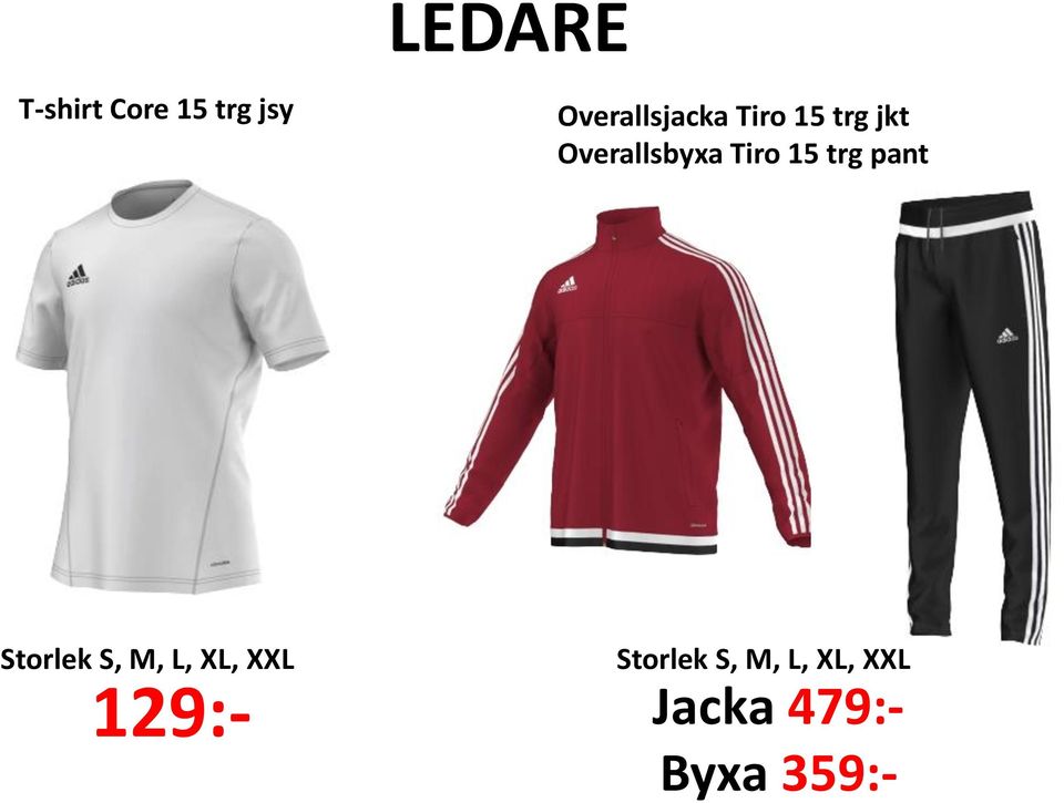 Tiro 15 trg pant Storlek S, M, L, XL, XXL