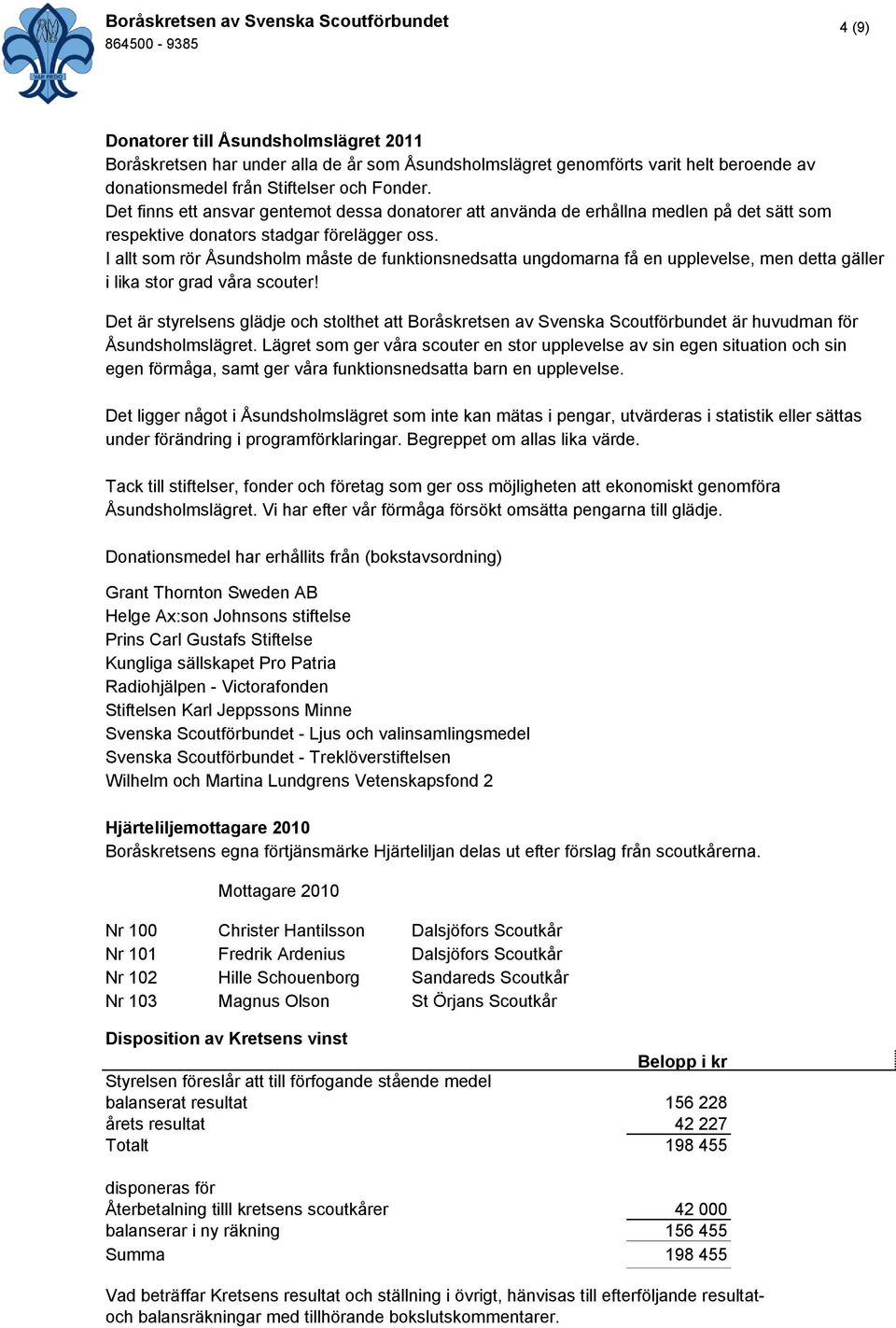 I allt som rör Åsundsholm måste de funktionsnedsatta ungdomarna få en upplevelse, men detta gäller i lika stor grad våra scouter!