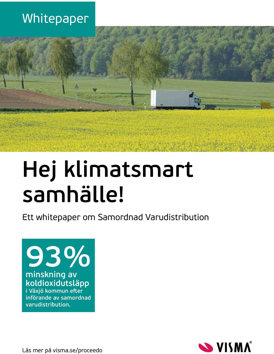 minskning av koldioxidutsläpp i Växjö kommun efter