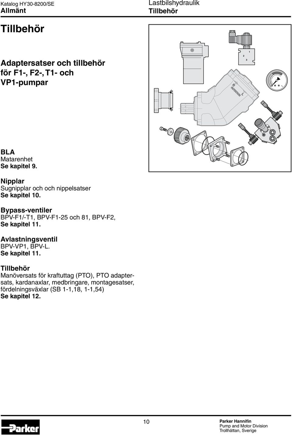 /00-07-07 Bypass-ventiler BPV-F1/-T1, BPV-F1-25 och 81, BPV-F2, Se kapitel 11.