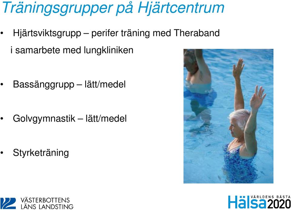 Theraband i samarbete med lungkliniken