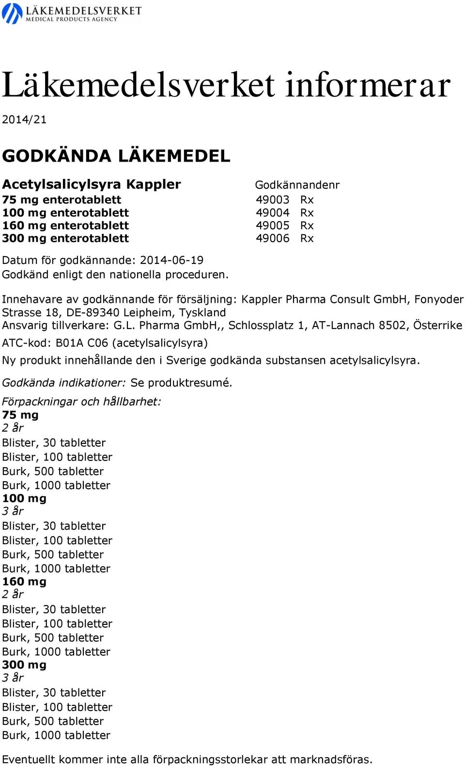 ipheim, Tyskland Ansvarig tillverkare: G.L.