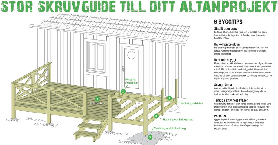 För snyggt slutresultat bör hela radens förlängning ha samma virkesbredd.