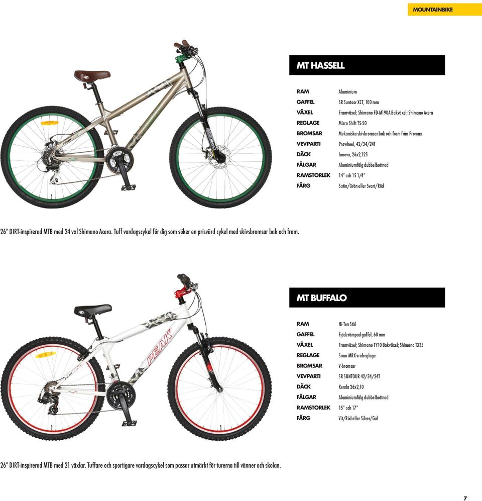 Tuff vardagscykel för dig som söker en prisvärd cykel med skivsbromsar bak och fram.